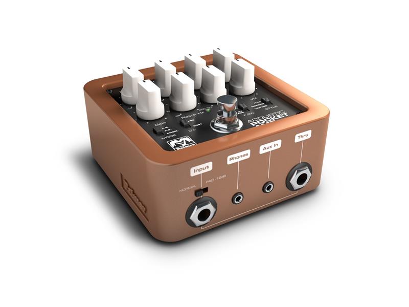Miniaturansicht 1  - Palmer POCKET AMP ACOUSTIC - Portabler Preamp für Akustische Saiteninstrumente