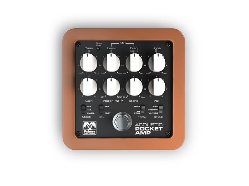 Miniaturansicht 3  - Palmer POCKET AMP ACOUSTIC - Portabler Preamp für Akustische Saiteninstrumente